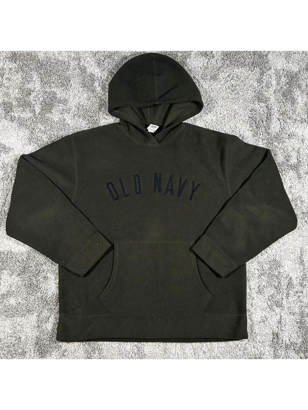 Vintage Y2K green Old Navy fleece hoodie